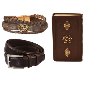 ست هدیه  طرح تولد خرداد  کهن چرم مدل m97- 3