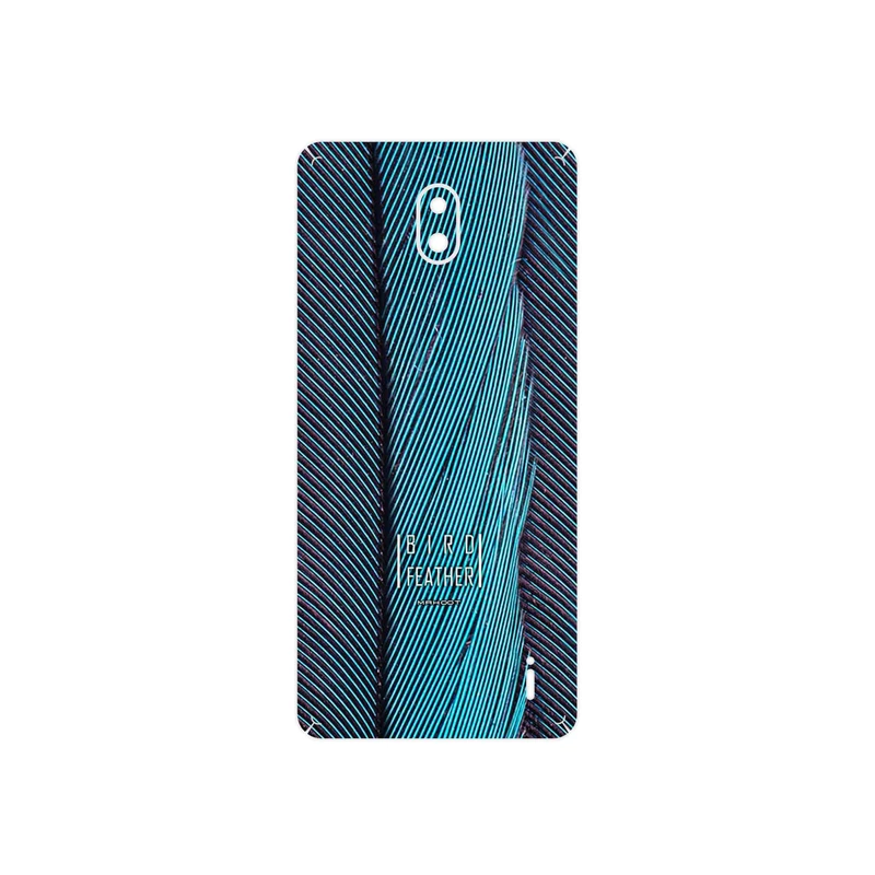 برچسب پوششی ماهوت مدل Turquoise feathers مناسب برای گوشی موبایل نوکیا 1 Plus