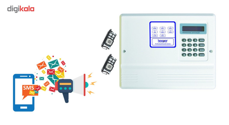 سیستم دزدگیر سیم کارتی کیپر مدل Keeper GS سیستم دزدگیر سیم کارتی کیپر مدل Keeper GS