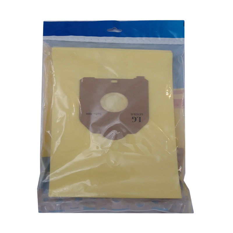 پاکت جاروبرقی فابریک کد 001 بسته 5 عددی مناسب برای جاروبرقی LG 7000