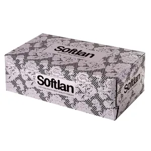 دستمال کاغذی 150 برگ سافتلن مدل Silver Dantel