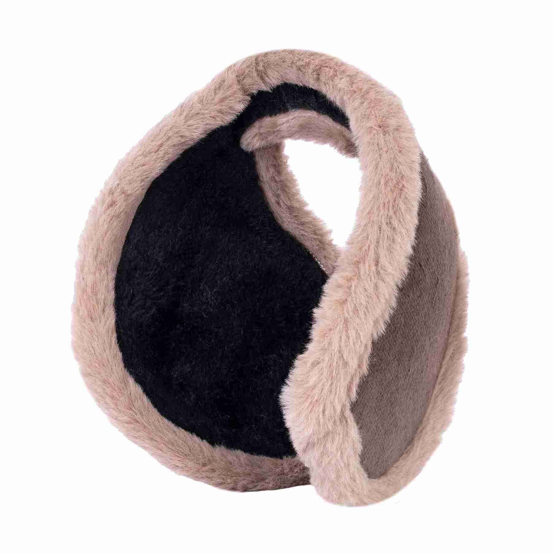 گوش گیر زمستانی مدل فوتر داخل مخمل طرح لبه خز