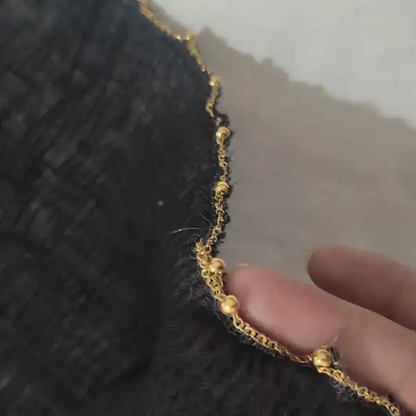 شال زنانه مدل نخی حاشیه منجوق کد shalmeshki