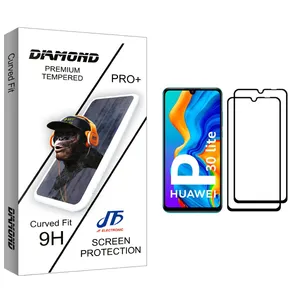 JF Diamond glass Screen Protector For Huawei P30 lite Pack Of 2