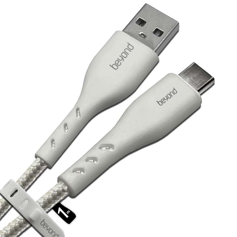 کابل تبدیل USB به USB-C بیاند مدل BUC-401 FAST CHARGE طول 1 متر کابل تبدیل USB به USB-C بیاند مدل BUC-401 FAST CHARGE طول 1 متر