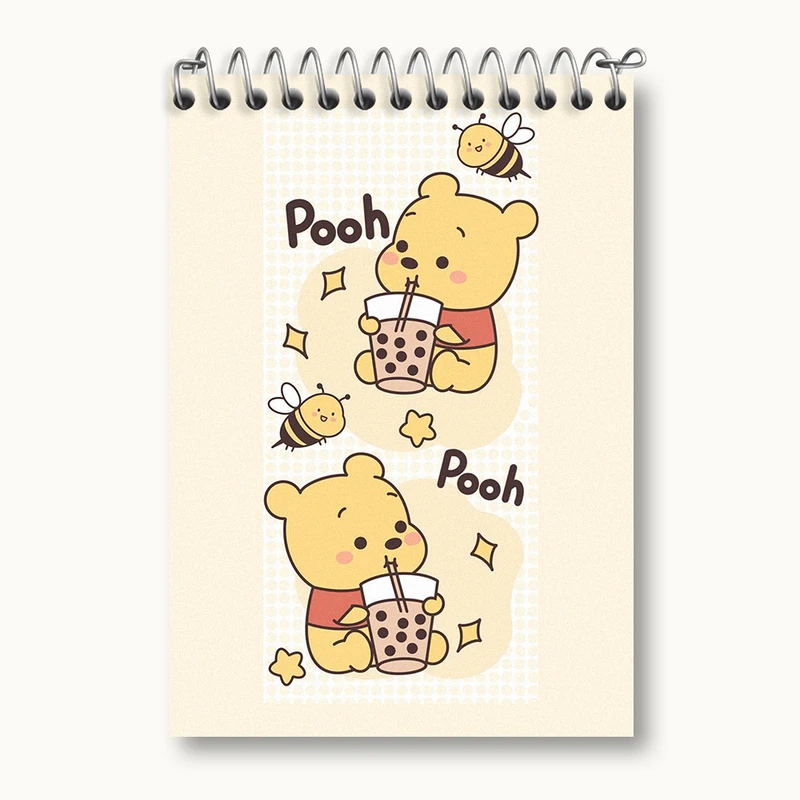 دفتر یادداشت 50 برگ خندالو طرح خرس پو (Winnie the Pooh) کد N1884
