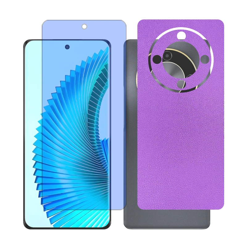محافظ صفحه نمایش آنتی بلو گلس مدل Together مناسب برای گوشی موبایل آنر X9b به همراه برچسب پوششی پشت گوشی 