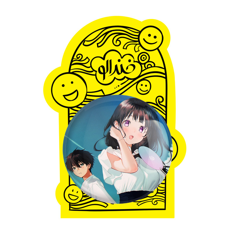 آینه جیبی خندالو مدل چیتاندا و اورکی انیمه هیوکا Hyouka کد 17068 آینه جیبی خندالو مدل چیتاندا و اورکی انیمه هیوکا Hyouka کد 17068