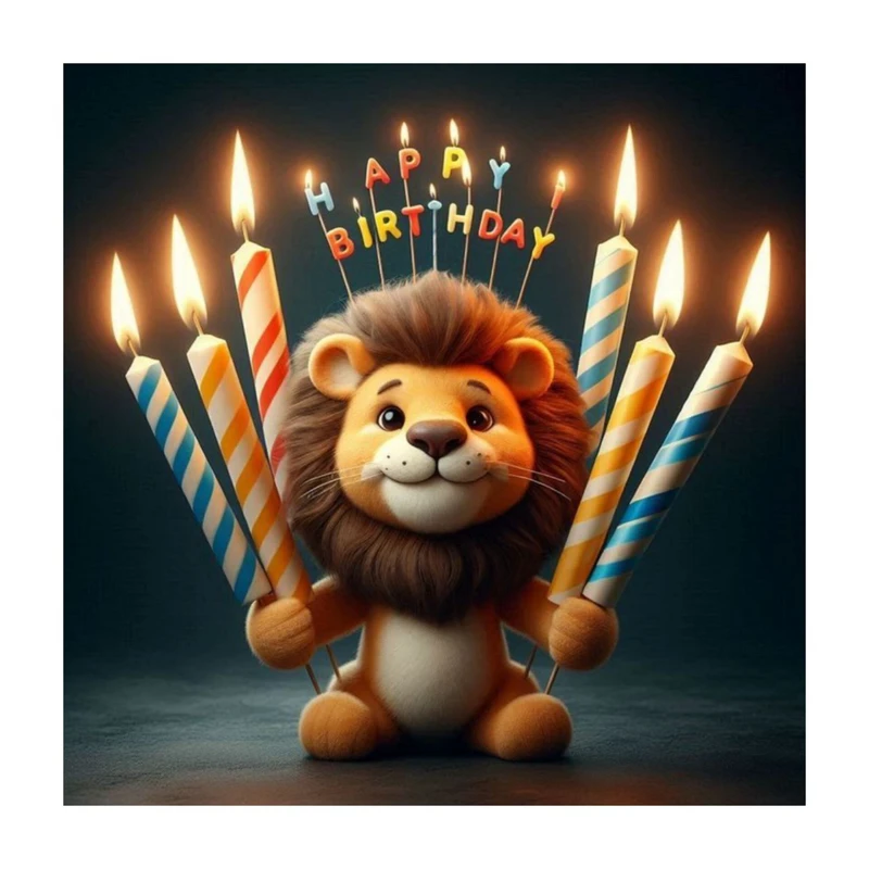 استیکر پارچه و لباس پاد آفرین مدل شیر شمع کد 3164