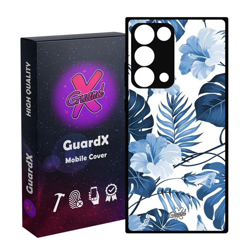 کاور گارد ایکس طرح Flower مدل Glass50354 مناسب برای گوشی موبایل سامسونگ Galaxy Note 20