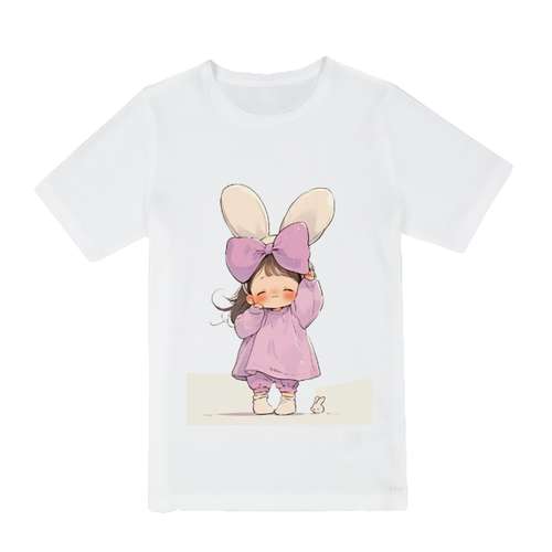 تی شرت آستین کوتاه نوزادی مدل دختربچه کد 27