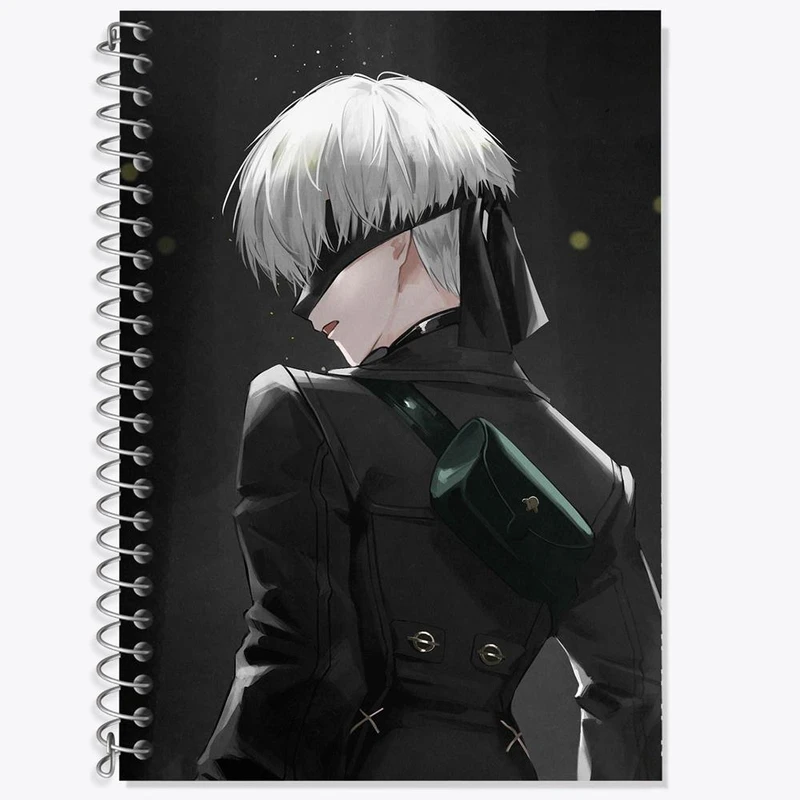 دفتر زبان 50 برگ خندالو مدل دو خط طرح ناین اس نیراتوماتا کد 30857