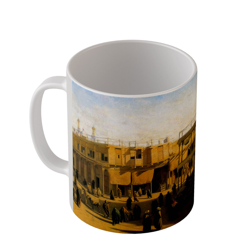 ماگ طرح نقاشی میدان کربلا از کمال الملک مدل m3048