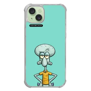 AKAM AMC-WTA15PLUS-SPONGE BOB14 Cover For Apple iPhone 15 Plus