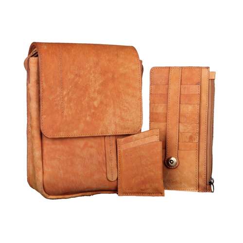 ست هدیه چرم ماکان مدل STMAH-SHOT1