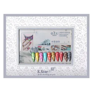 لاک ژل ترکیبی ناخن اس.استار مدل W2020 مجموعه 10 عددی