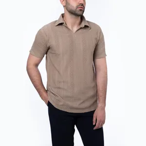 پولوشرت آستین کوتاه مردانه رخت پارسی مدل S-01