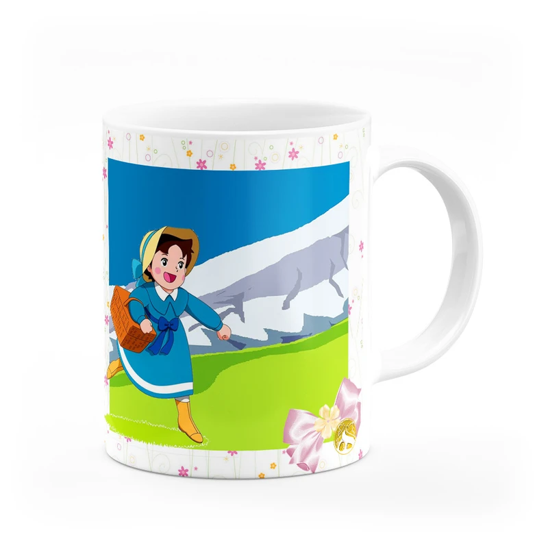 ماگ هومرو طرح انیمیشن حنا دختری در مزرعه مدل MG4090