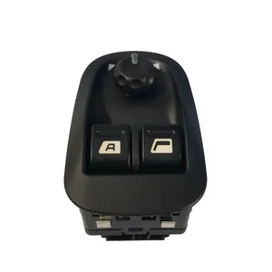 کلید شیشه بالابر هیرکان پارت مدل دو سوکت اتوماتیک کد bbz-665 مناسب برای پژو 206 تیپ 5