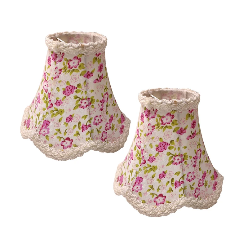 شید آباژور مدل کلاسیک طرح قنچه گل بسته 2 عددی