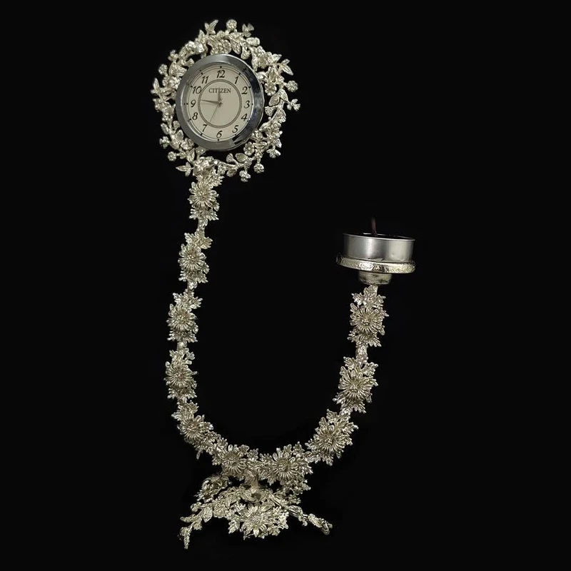 ساعت ملیله کاری طرح ملیله کد 7644