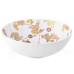 کاسه روشویی بت کو مدل Swarovski-Goldenpink