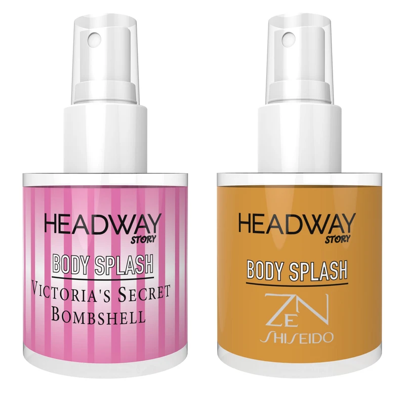 بادی اسپلش زنانه هدوی استوری مدل شیسیدو زن طلایی و ویکتوریا سکرت بامشل حجم 90 میلی‌ لیتر مجموعه دو عددی