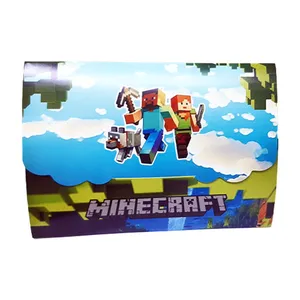 کارت دعوت مدل ماین کرافت کد Minecraftcard2 مجموعه 10 عددی
