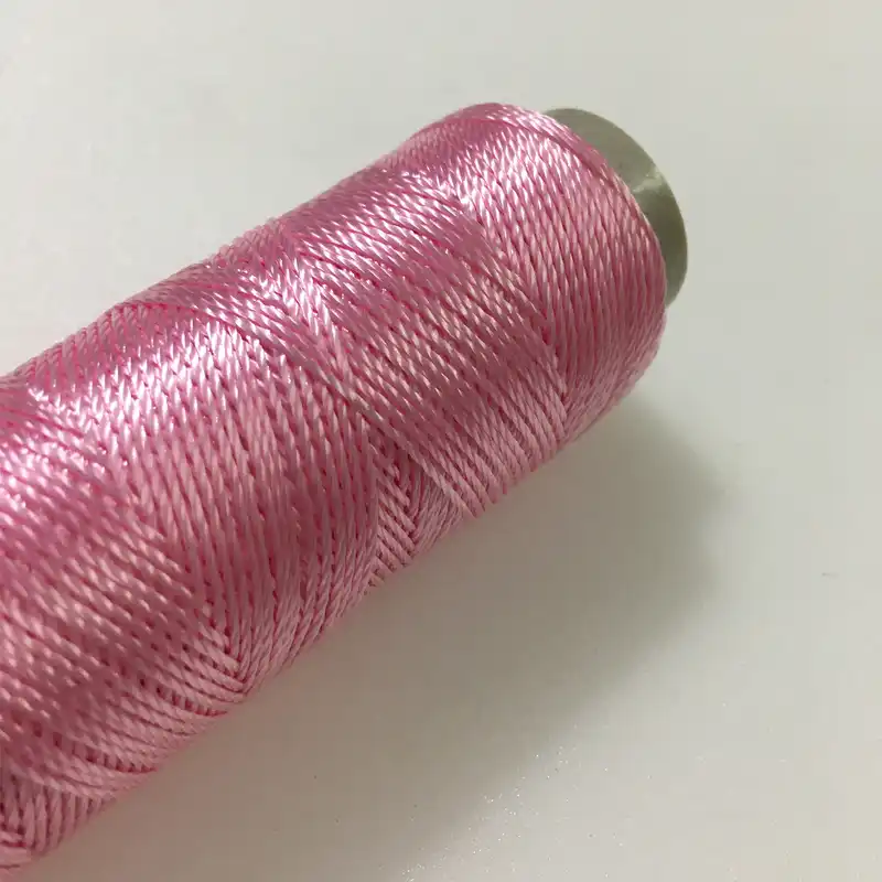 نخ دوخت چرم دوزی مدل ابریشمی pnk100m طول 100 متر