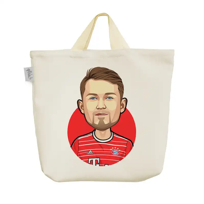 ساک خرید خندالو مدل بازیکن بایرن مونیخ کد 6044