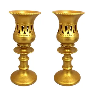 جا شمعی طرح لاله بسته 2 عددی