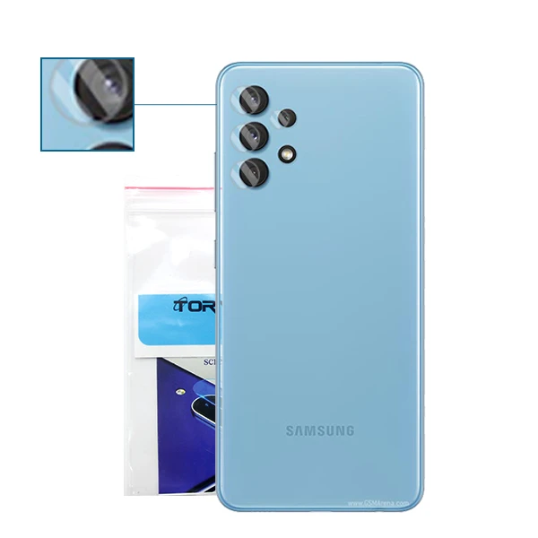 محافظ لنز دوربین کد a323 مناسب برای گوشی موبایل سامسونگ Galaxy A32 بسته 40 عددی