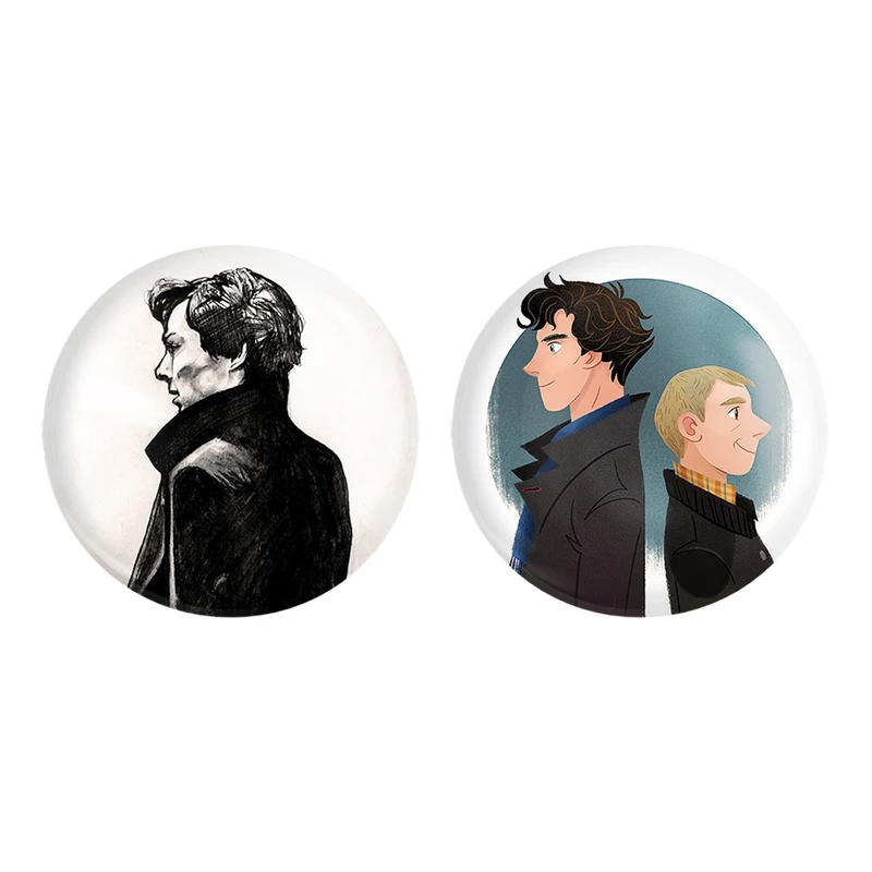 مگنت خندالو طرح شرلوک هولمز کد 1016110165 مجموعه 2 عددی