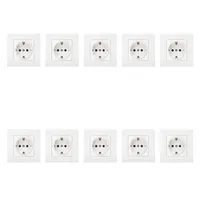 پریز برق ارت دار دلند مدل آسا بسته 10 عددی