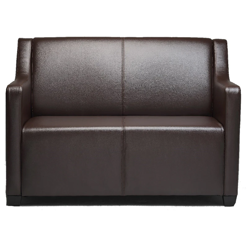 مبل اداری رایانه صنعت مدل Milan Double F652 چرمی