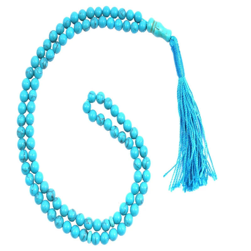 تسبیح آکو جواهر مدل Turquoise R101