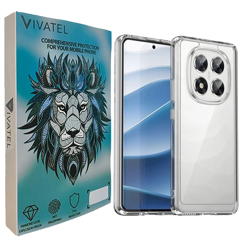 کاور ویواتل مدل Transparent مناسب برای گوشی موبایل شیائومی Poco X7/Redmi Note 14 Pro 5G/Note 14 Pro Plus 5G