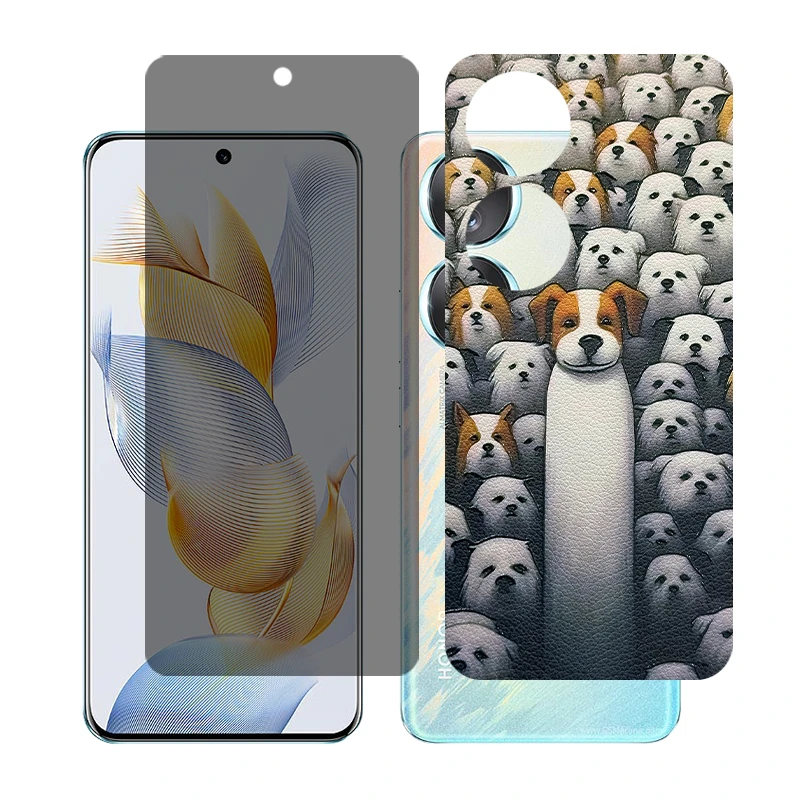 محافظ صفحه نمایش حریم شخصی گلس مدل Together مناسب برای گوشی موبایل آنر 70 به همراه برچسب پوششی