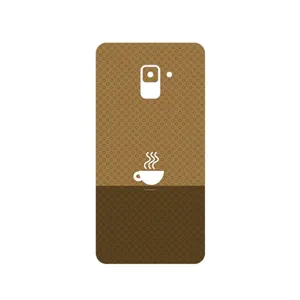 MAHOOT Minimal Cup of Coffee Icon Cover Sticker for Samsung Galaxy A8 Plus 2018