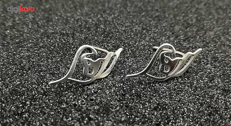 نیم ست نقره ترمه مدل اسم الهه termeh