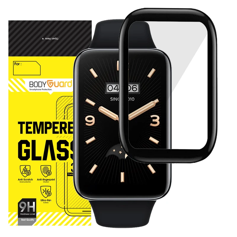 محافظ صفحه نمایش بادیگارد مدل PMMA مناسب برای ساعت هوشمند شیائومی Mi Band 7 Pro