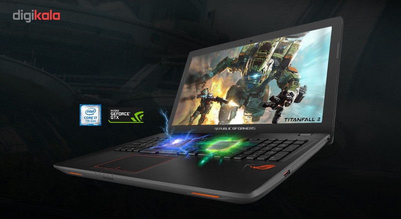 لپ تاپ 15 اینچی ایسوس مدل ROG GL553VD - E