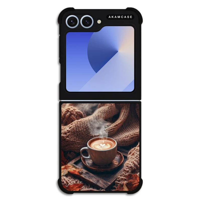 کاور آکام مدل AMC-WSGZFLIP6-COFFEE-17 مناسب برای گوشی موبایل سامسونگ Galaxy Z Flip 6