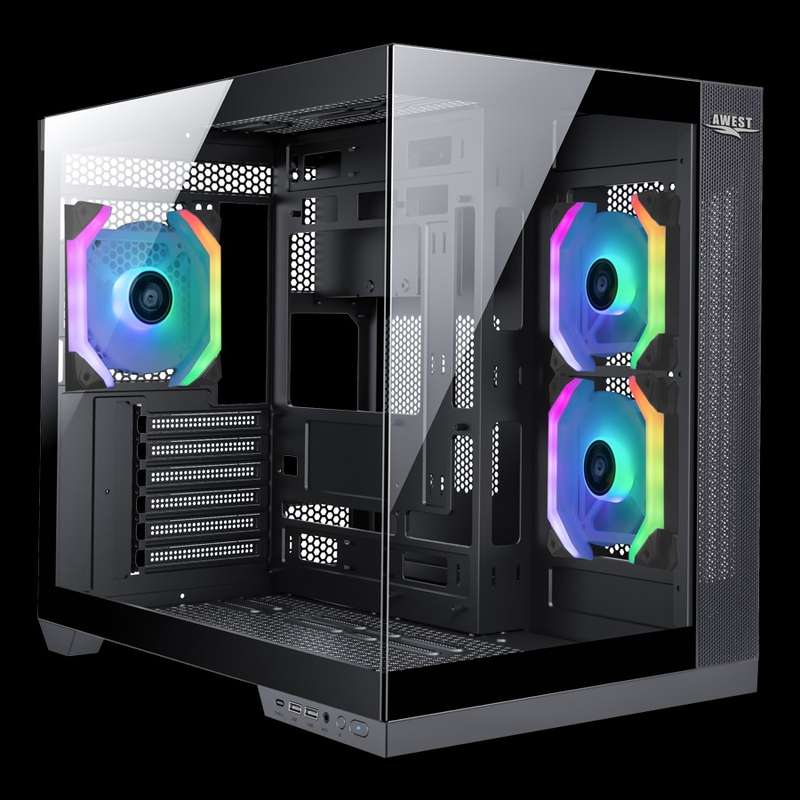 کیس کامپیوتر اوست مدل GT-AQ12-MB کیس کامپیوتر اوست مدل GT-AQ12-MB