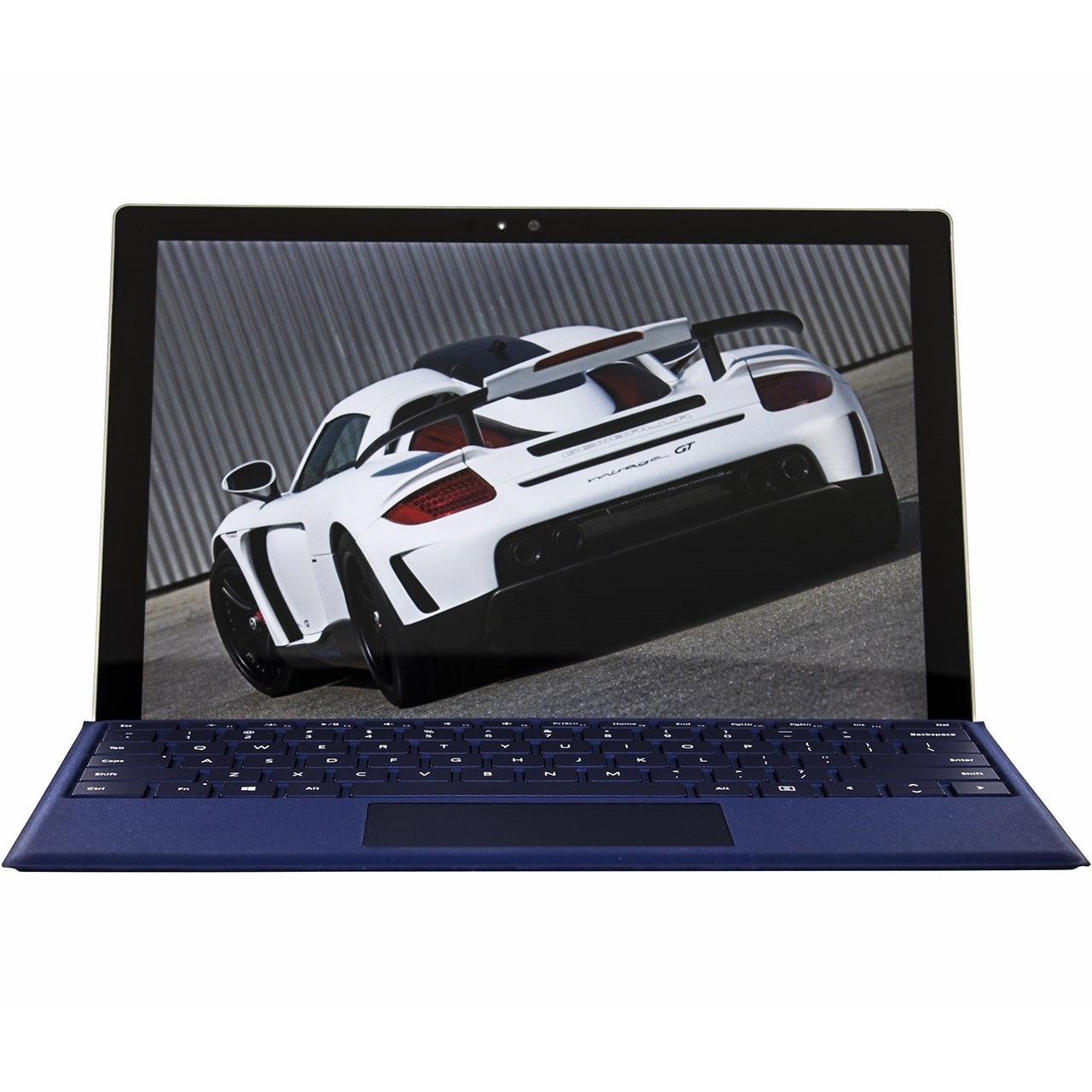تبلت مایکروسافت مدل Surface Pro 4 - F به همراه کیبورد سرمه ای Dark Blue Type Cover و کیف Golden Guard - ظرفیت 512 گیگابایت