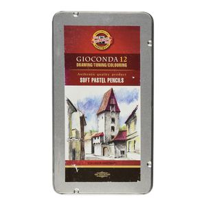 نقد و بررسی مداد پاستل 12 رنگ کوه نور مدل 8827 توسط خریداران