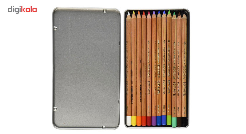 مداد پاستل 12 رنگ کوه نور مدل 8827