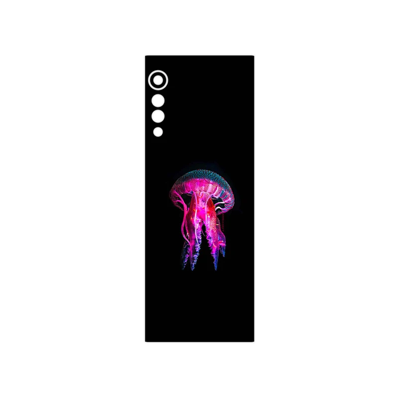 برچسب پوششی ماهوت مدل jellyfish مناسب برای گوشی موبایل ال جی Velvet 5G