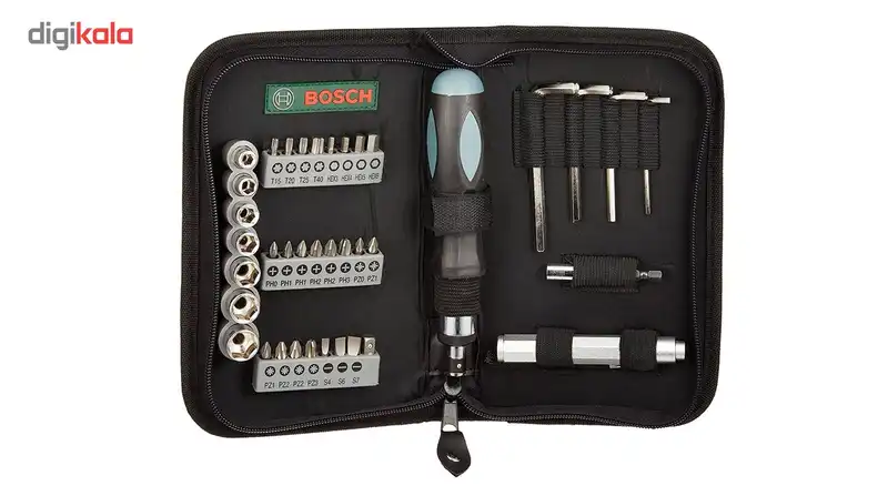 مجموعه 38 عددی ابزار بوش مدل 2607019506