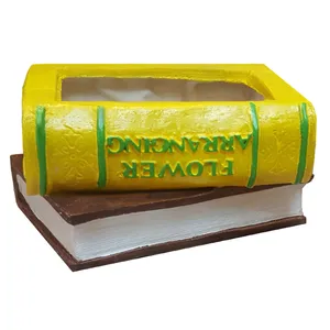 گلدان دکوری لیلپار طرح کتاب مدل OMD-0012